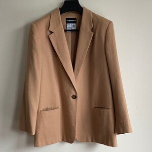 Sag Harbor  100%Wool Camel Women's Blazer Size 18
